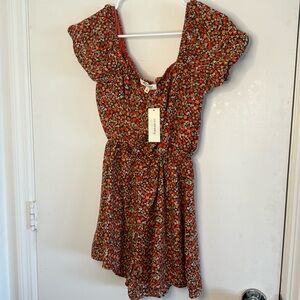 Brand New! Francesca’s floral one piece